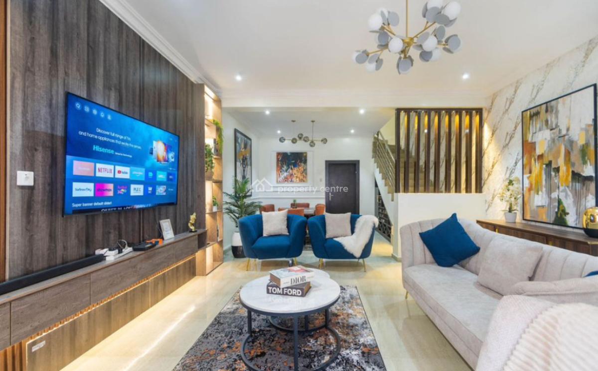 Lavish 4-bedroom Apartment with Premium Furnishings, Ikate Elegushi, Lekki, Lagos, House Short Let