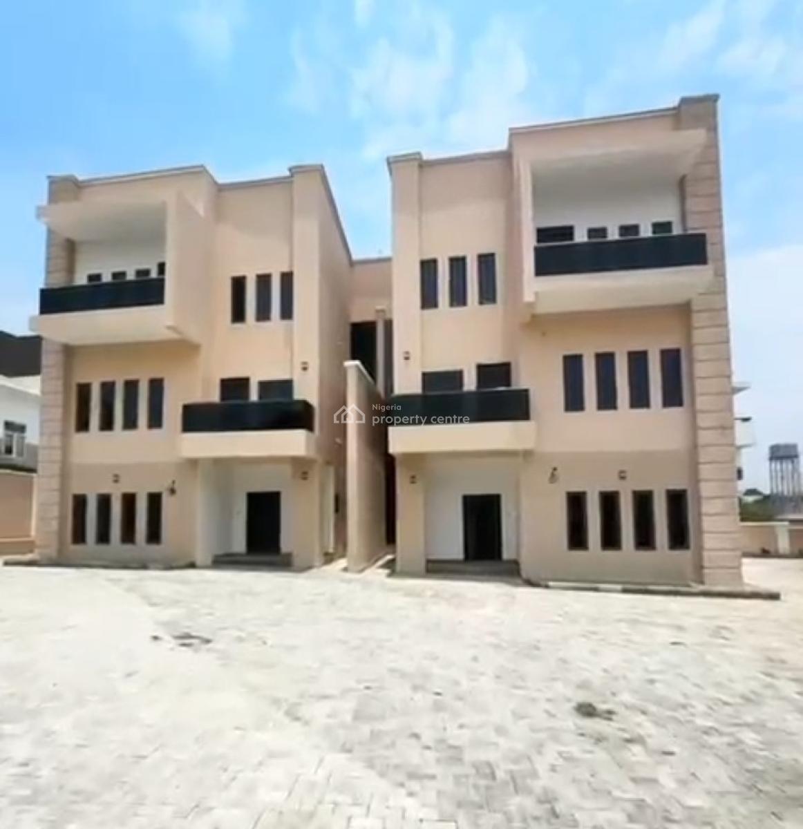 Newly Built and Well Finished 4bedroom Semi Detached Duplex with Bq, Guzape District, Abuja, Semi-detached Duplex for Rent