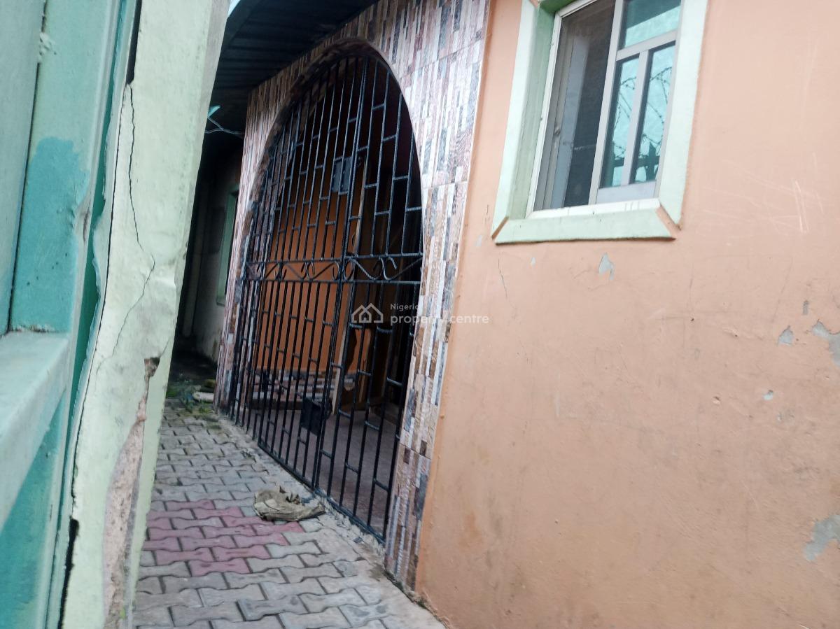 Vacant 3-bedroom Bungalow with 2 Shops, Ajasa Command, Abule Egba, Agege, Lagos, Detached Bungalow for Sale