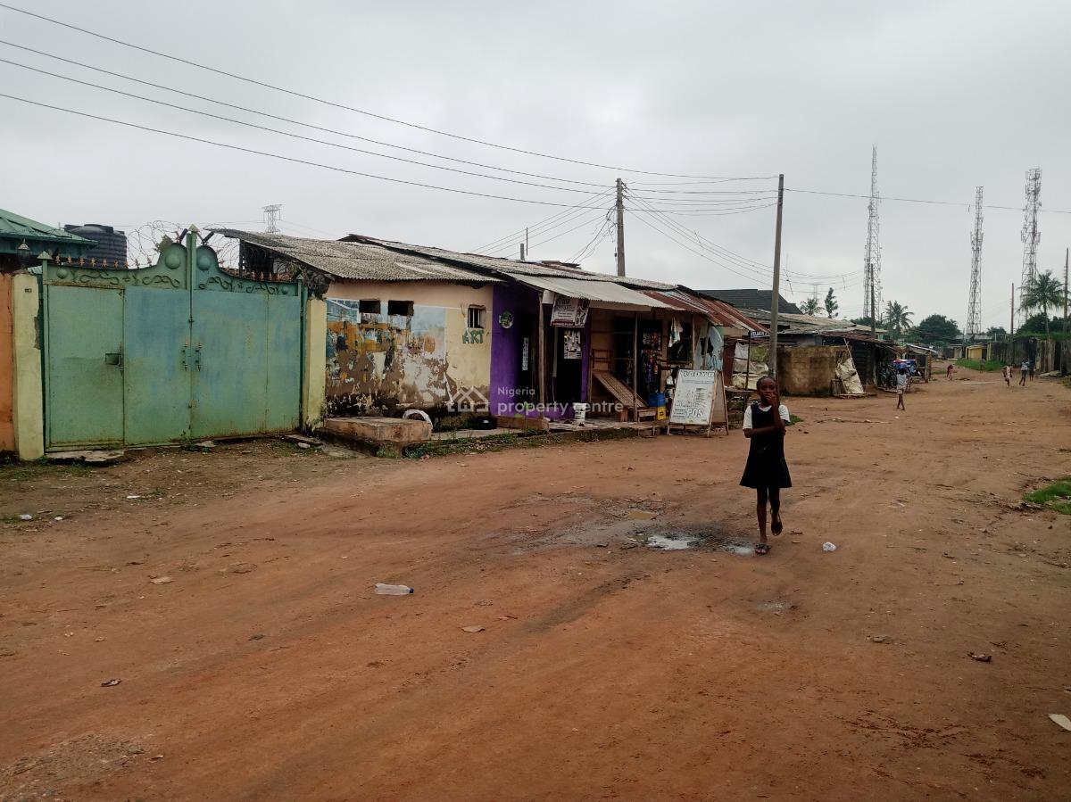 Vacant 3-bedroom Bungalow with 2 Shops, Ajasa Command, Abule Egba, Agege, Lagos, Detached Bungalow for Sale