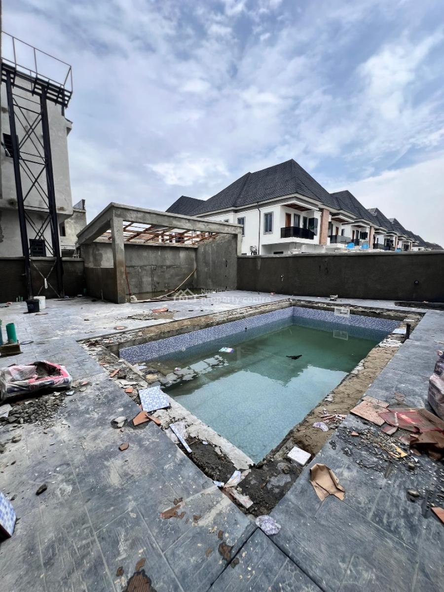 Elegant 5-bedroom Smart Living Home with Pool & Bq, Located in a Well-planned Residential Estate, Orchid, Lekki, Lagos, Detached Duplex for Sale