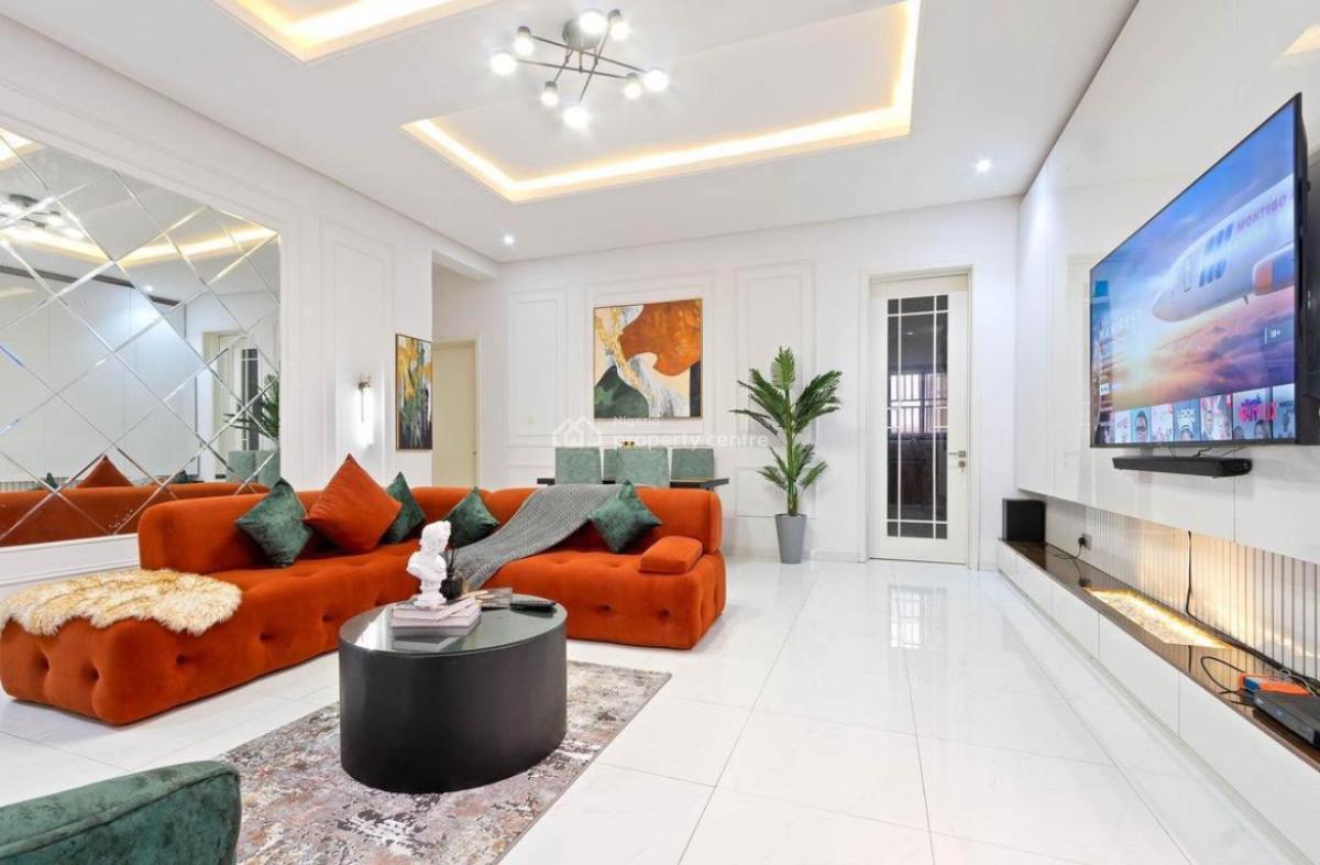 Tranquil 3-bedroom Apartment with Elegant Finishes, Ikate, Lekki, Lagos, House Short Let
