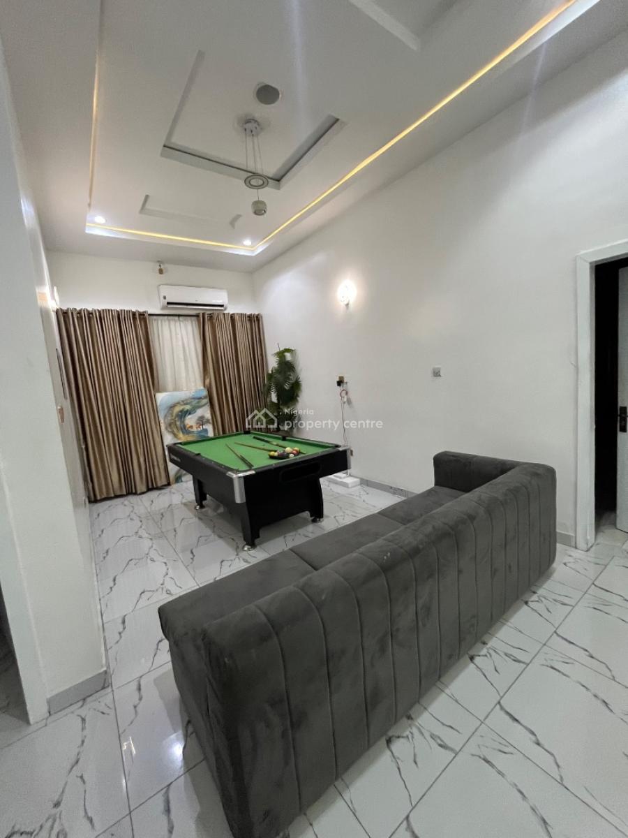 Fully Furnished Ensuit Large Masters Bedroom Upstairs with Balcony, Raufu Obitayo Street, Idado, Lekki, Lagos, Semi-detached Duplex for Rent