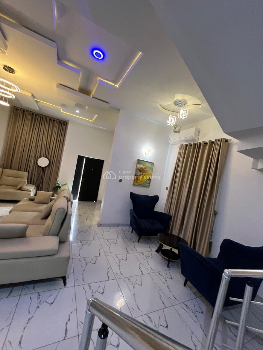 2 Units of Fully Furnished Ensuit Bedroom Upstairs, Raufu Obitayo Street, Idado, Lekki, Lagos, Semi-detached Duplex for Rent