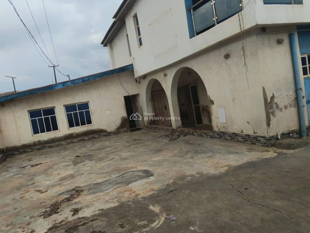 a Storey Building of 2units 4 Bedroom Flat and a Big Shop, Along Owutu Ishawo Road Via Agric Bus Stop Ikorodu, Isawo, Ikorodu, Lagos, Block of Flats for Sale