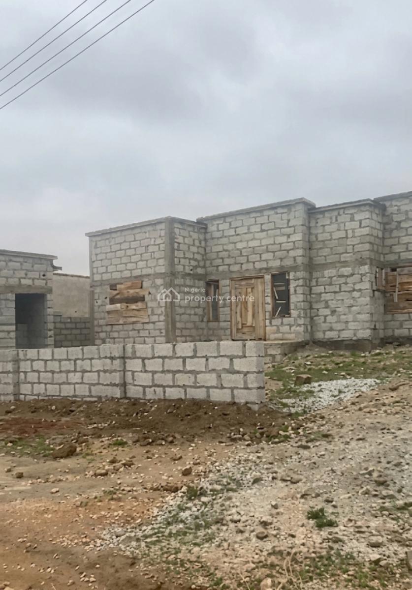 3 Bedroom Bungalow Carcass with Bq, Behind Dunamis Church, Lugbe District, Abuja, Detached Bungalow for Sale