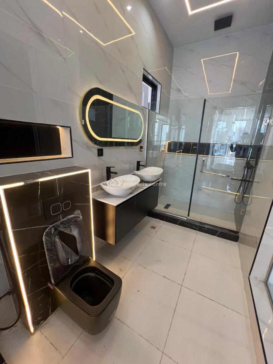 Well Built 5 Bedroom Fully Detached  Duplex with Cinema,  Open Terrace, Ensuite Rooms • Aesthetic Pop Ceilings •rooftop Terrace  • Spot Lighti, Ajah, Lagos, Detached Duplex for Sale