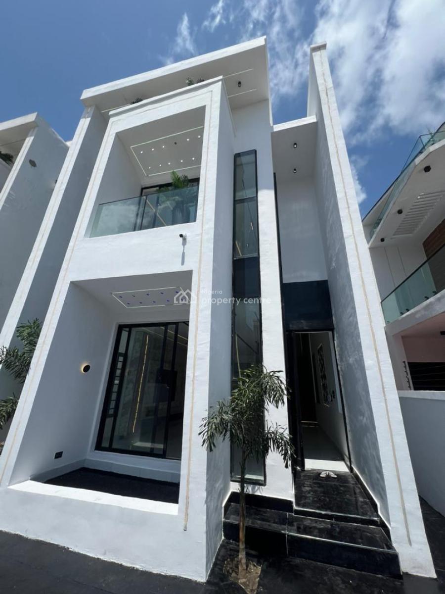 Well Built 5 Bedroom Fully Detached  Duplex with Cinema,  Open Terrace, Ensuite Rooms • Aesthetic Pop Ceilings •rooftop Terrace  • Spot Lighti, Ajah, Lagos, Detached Duplex for Sale