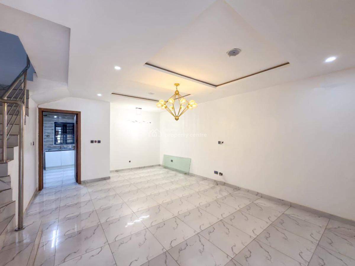 Spacious 4 Bedroom Terrace Duplex with Bq, Chervon, Lekki, Lagos, Terraced Duplex for Rent