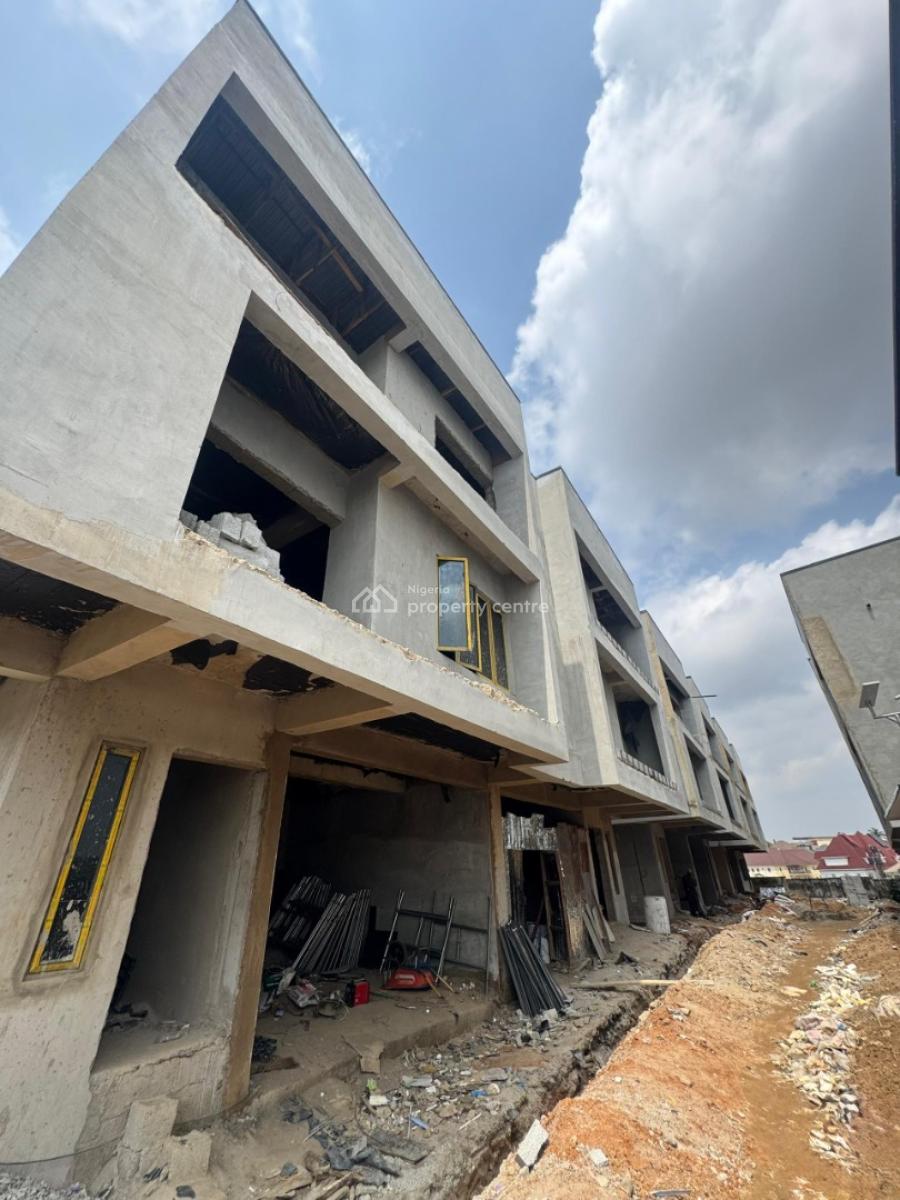 5-bedroom Semi-detached Duplex with Bq  Advance Carcass, 4th Avenue, Gwarinpa, Abuja, Gwarinpa, Abuja, Semi-detached Duplex for Sale