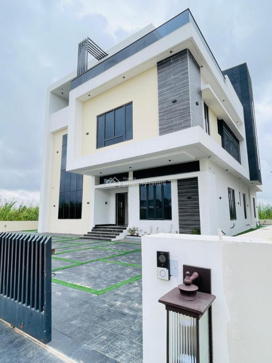 6 Bedroom Duplex with 2 Room Bq, Northern Foreshore Estate Chevron, Lekki Phase 2, Lekki, Lagos, Detached Duplex for Sale
