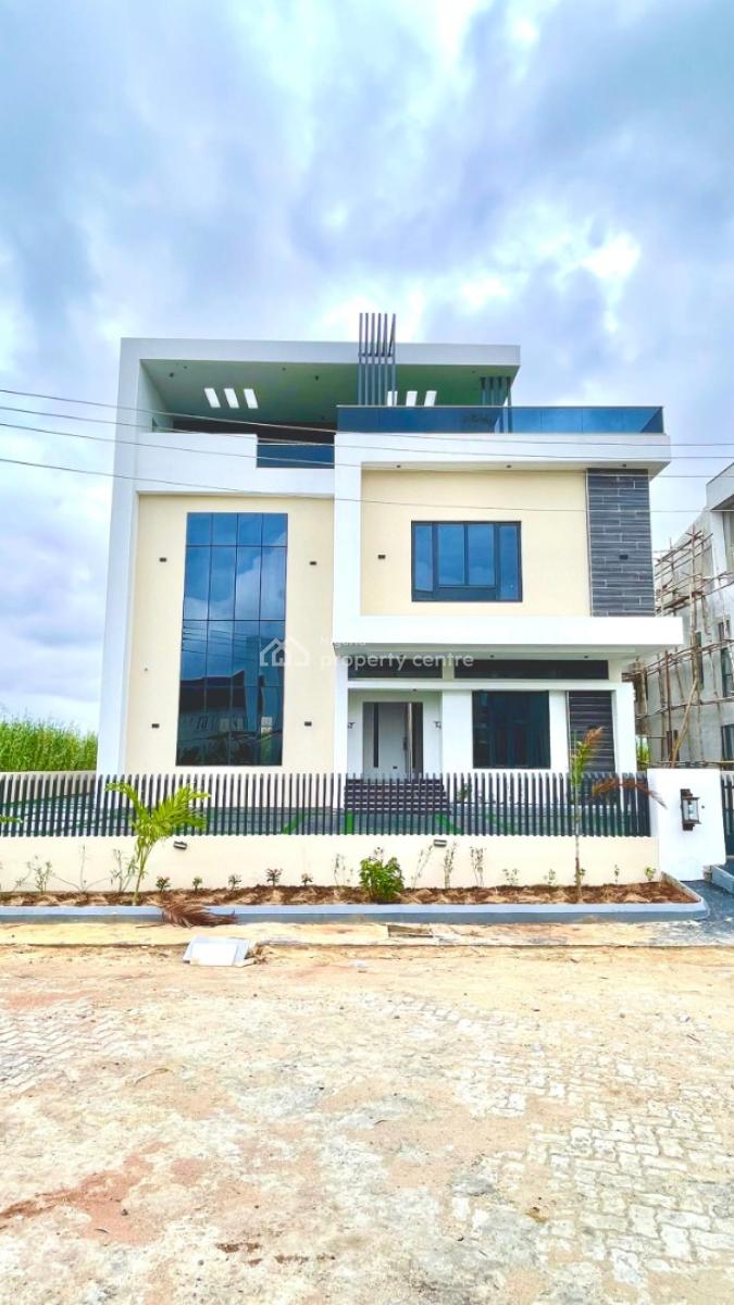 6 Bedroom Duplex with 2 Room Bq, Northern Foreshore Estate Chevron, Lekki Phase 2, Lekki, Lagos, Detached Duplex for Sale