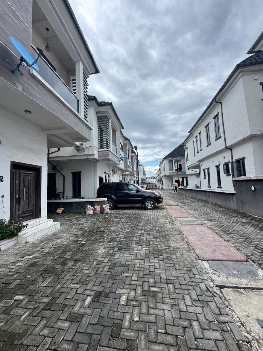 Nice Brand New 4 Bedroom Duplex Semi Detached with Bq Can Park 3 Cars, Orchid Road Lekki Before Round About, Lekki, Lagos, Semi-detached Duplex for Sale