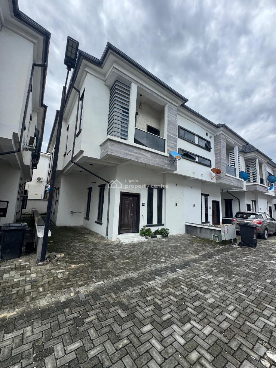 Nice Brand New 4 Bedroom Duplex Semi Detached with Bq Can Park 3 Cars, Orchid Road Lekki Before Round About, Lekki, Lagos, Semi-detached Duplex for Sale