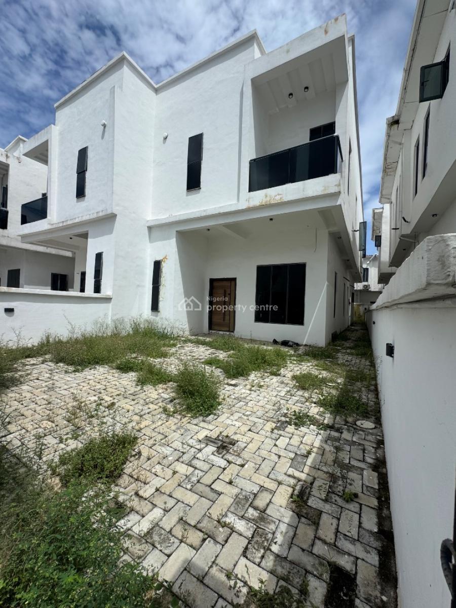 Service Brand New 4 Bedroom Duplex Bq  Semi Detached Self Compound Gym, Orchid Road Lekki Before  Enyo Filling Station, Lekki, Lagos, Semi-detached Duplex for Sale