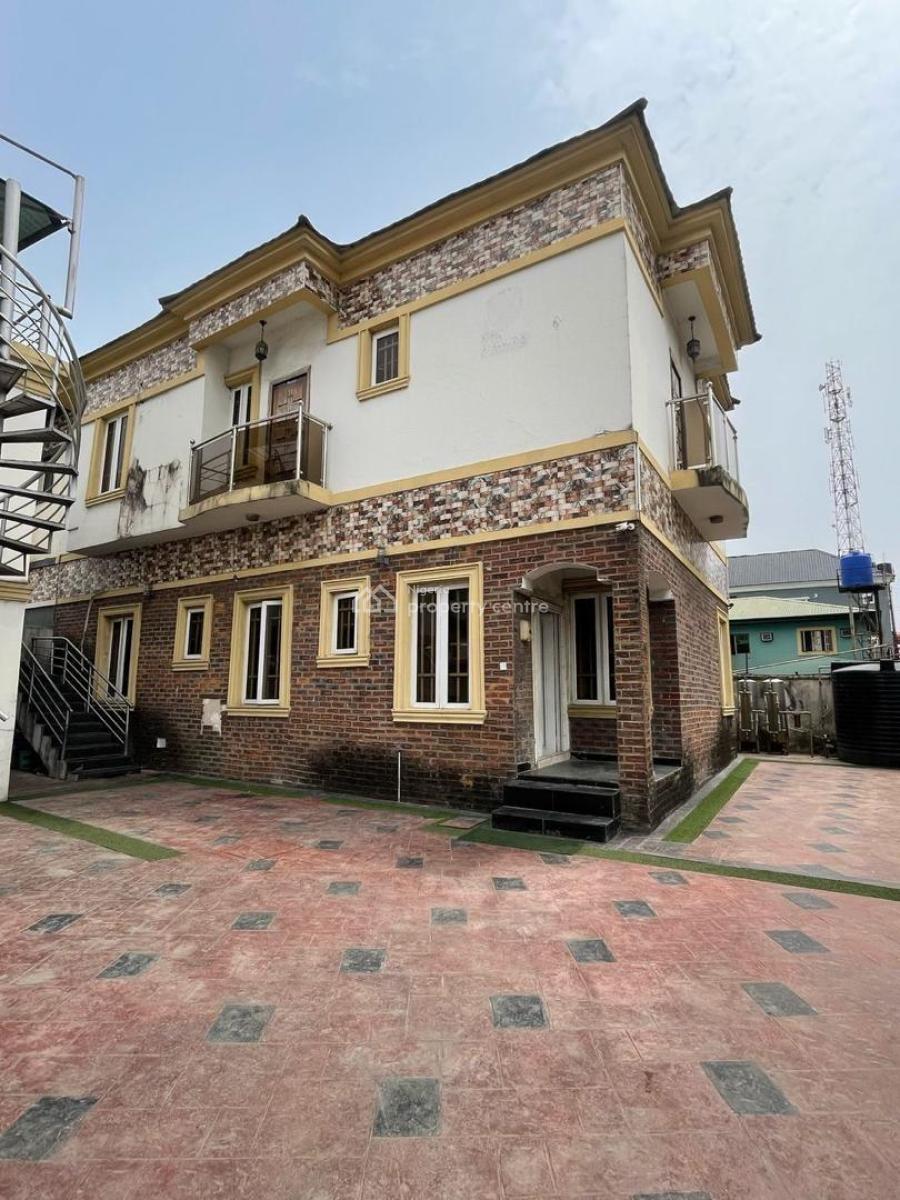 Premium 4 Bedroom Duplex with Bq & Rooftop Terrace, Royal View Estate, Ikota, Lekki, Lagos, Semi-detached Duplex for Sale