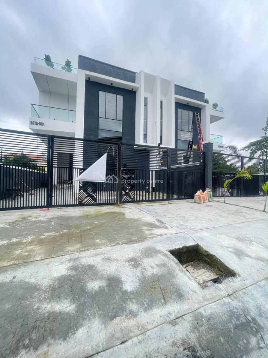 4 Beds Semi Detached Duplex with Luxury Home Features, Tv Console, Bq, Ajah, Lagos, Semi-detached Duplex for Sale