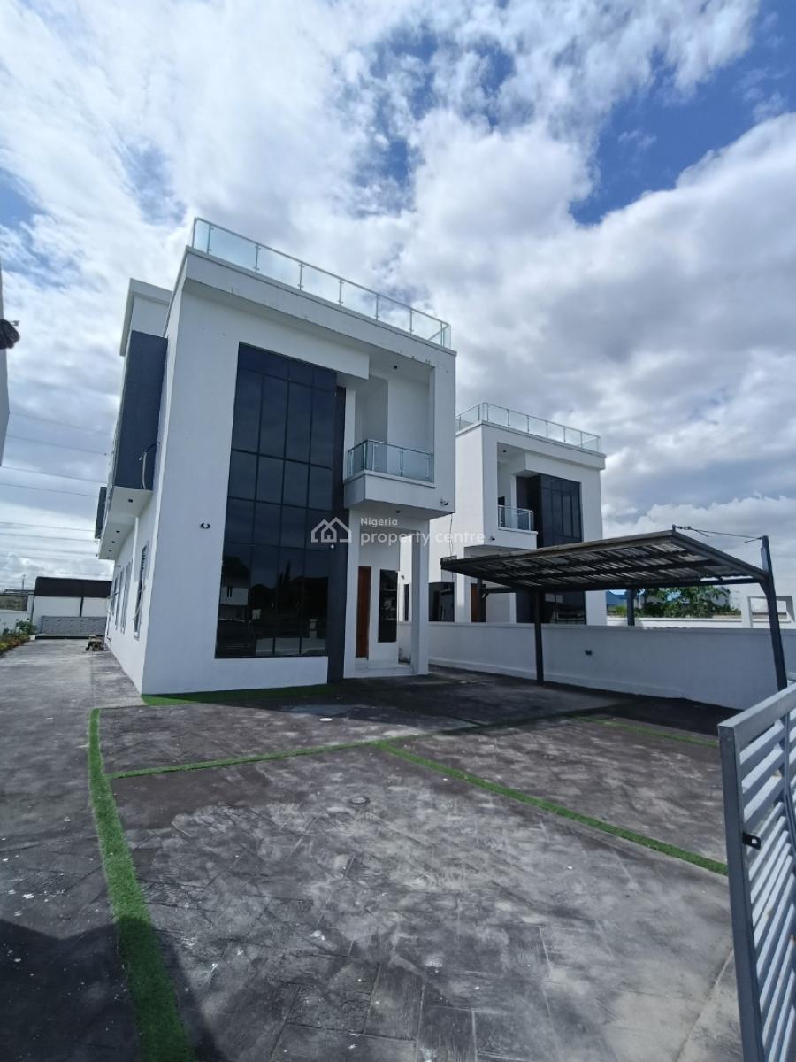 Luxury 5 Bedrooms Detached House with Cinema ,pool, Penthouse and Bq, Royal Garden Estate, Ajah, Lagos, Detached Duplex for Sale
