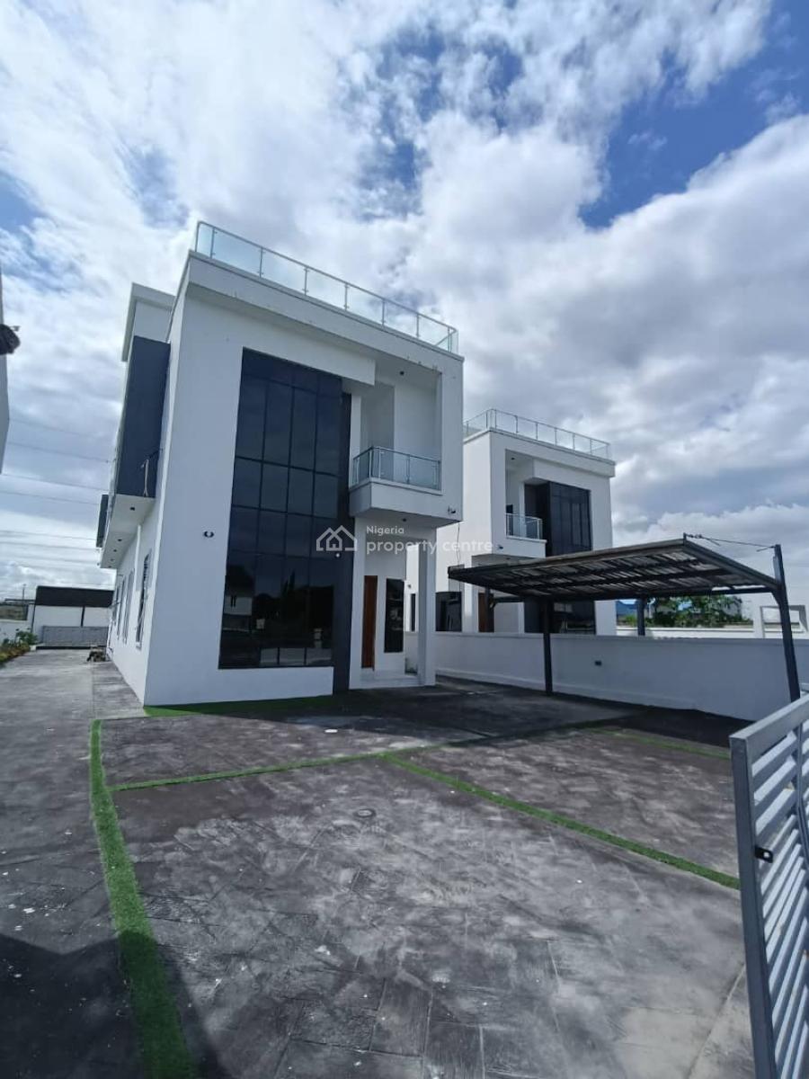 Luxury 5 Bedrooms Detached House with Cinema ,pool, Penthouse and Bq, Royal Garden Estate, Ajah, Lagos, Detached Duplex for Sale