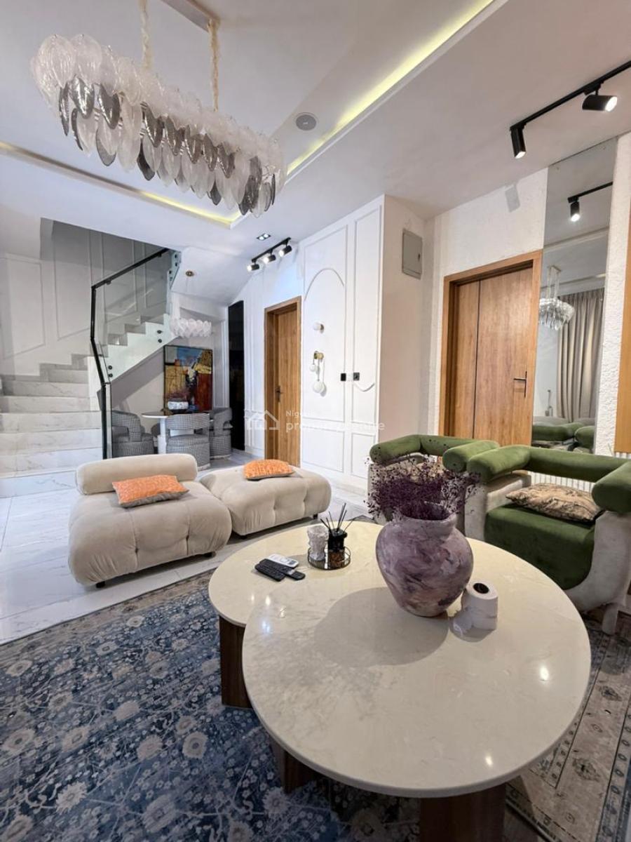 Luxuriously Furnished 4-bedroom Terrace Duplex, Orchid Road, Lekki, Lagos, Terraced Duplex for Rent