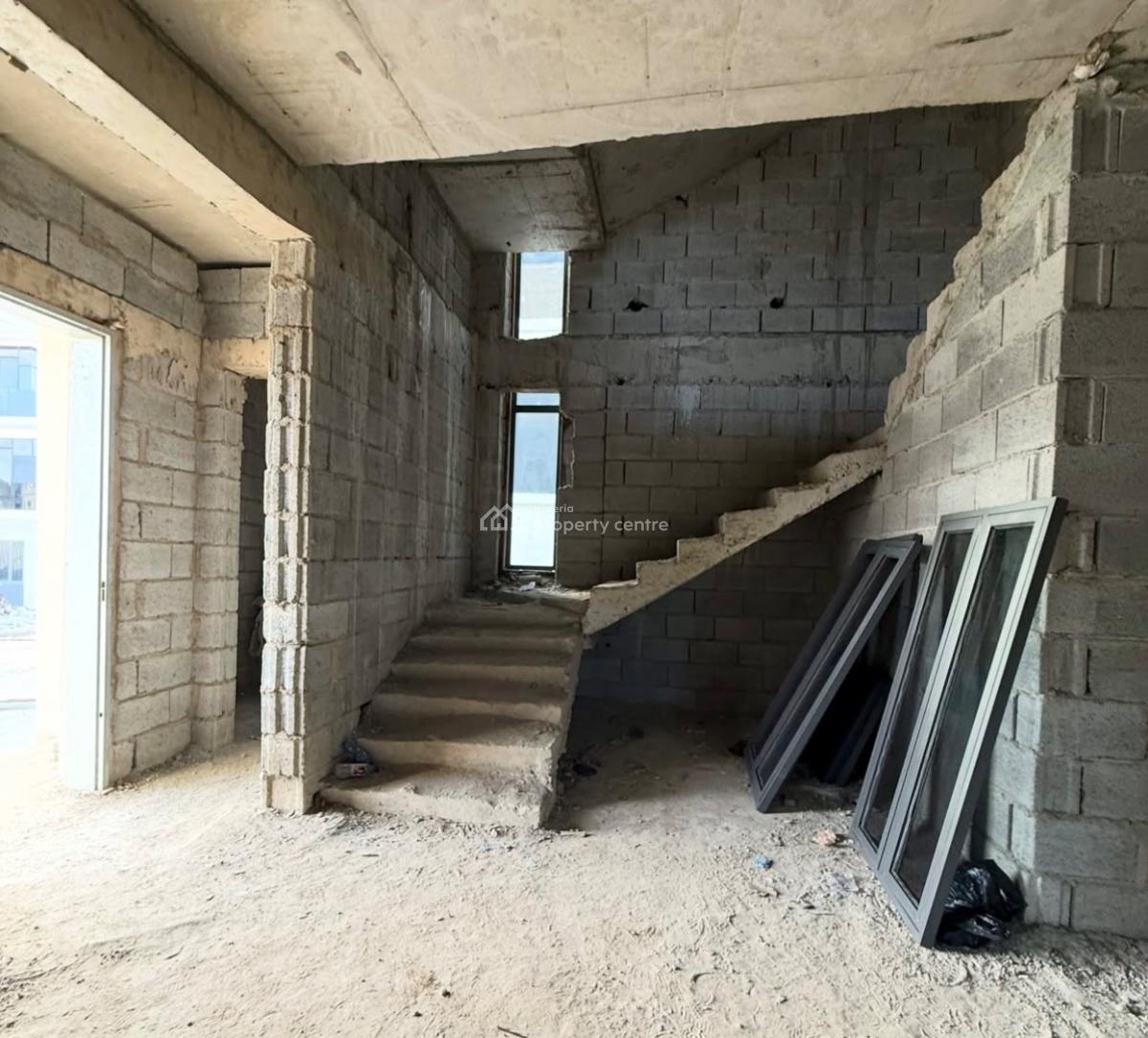 Contemporary 5 Bedroom Detached Duplex with Bq, Guzape District, Abuja, Detached Duplex for Sale