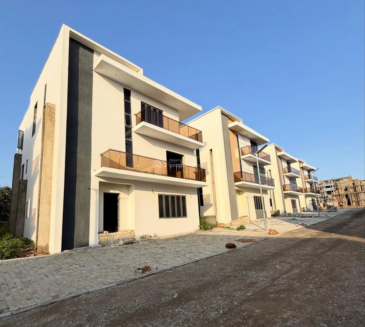 Contemporary 5 Bedroom Detached Duplex with Bq, Guzape District, Abuja, Detached Duplex for Sale