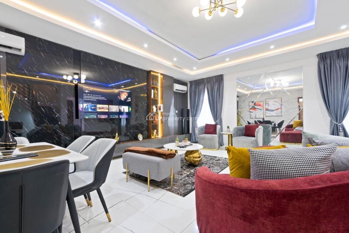 Luxuriously Furnished 4-bedroom Apartment in a Serene Environment, Oniru, Victoria Island (vi), Lagos, Terraced Duplex Short Let