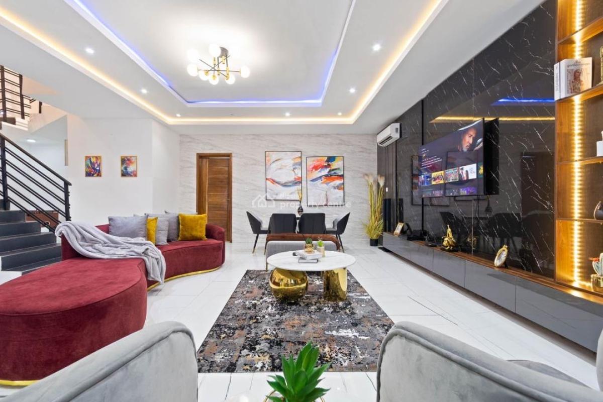 Luxuriously Furnished 4-bedroom Apartment in a Serene Environment, Oniru, Victoria Island (vi), Lagos, Terraced Duplex Short Let
