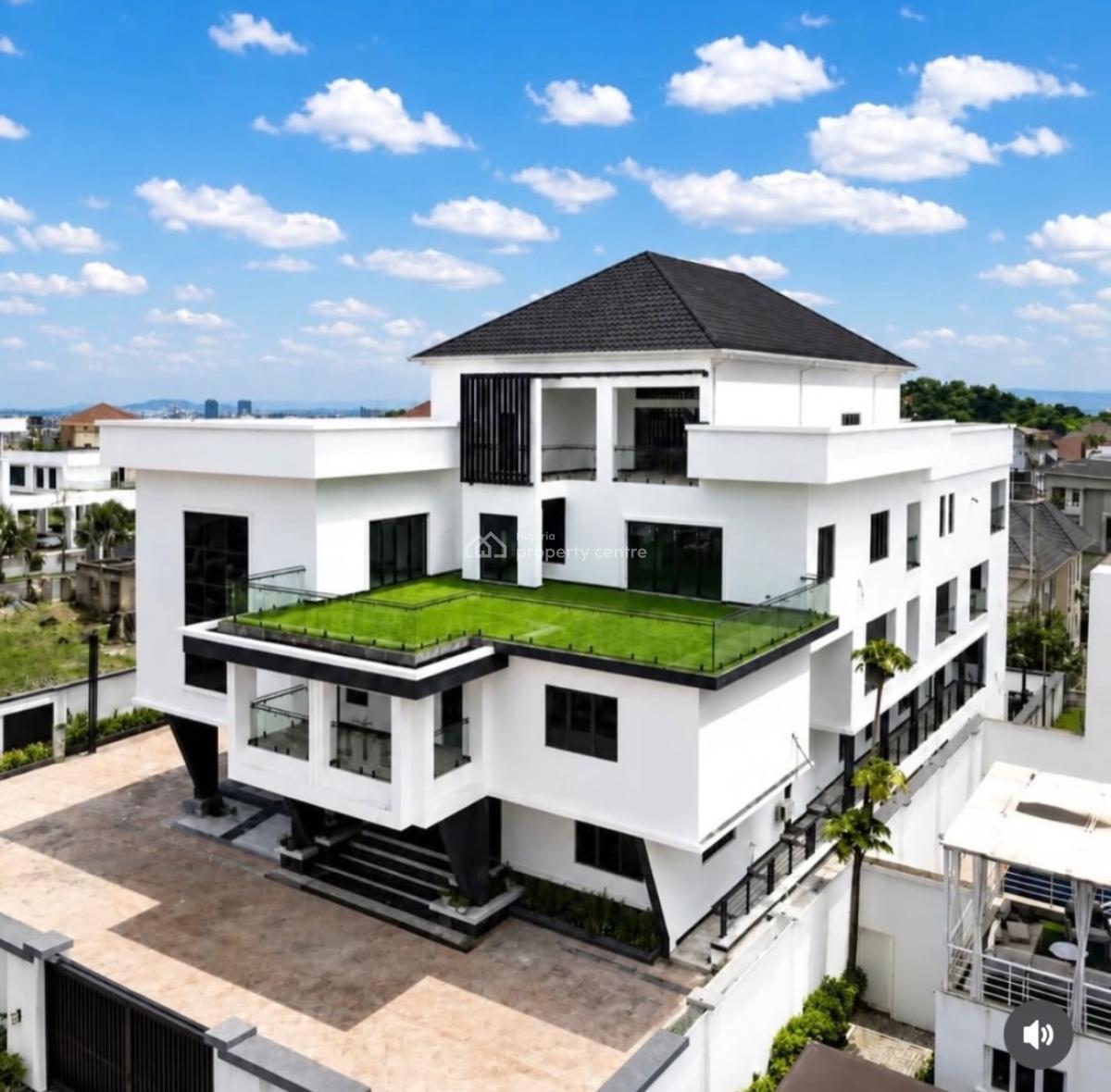 Brand New Contemporary Luxury 9 Bedroom Detached Duplex with Bqs, Asokoro District, Abuja, Detached Duplex for Sale