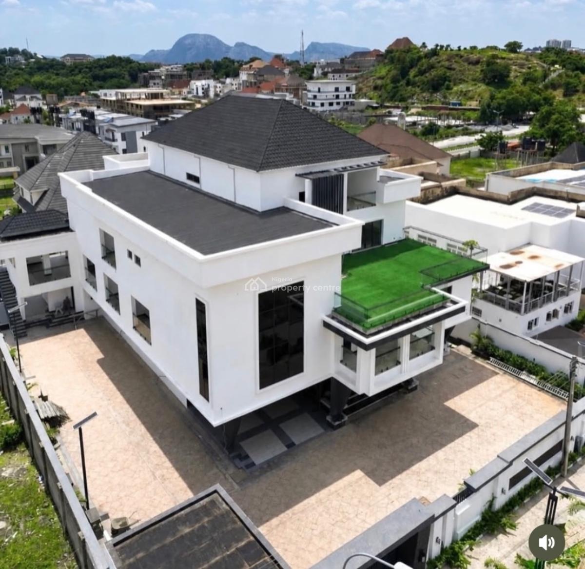 Brand New Contemporary Luxury 9 Bedroom Detached Duplex with Bqs, Asokoro District, Abuja, Detached Duplex for Sale