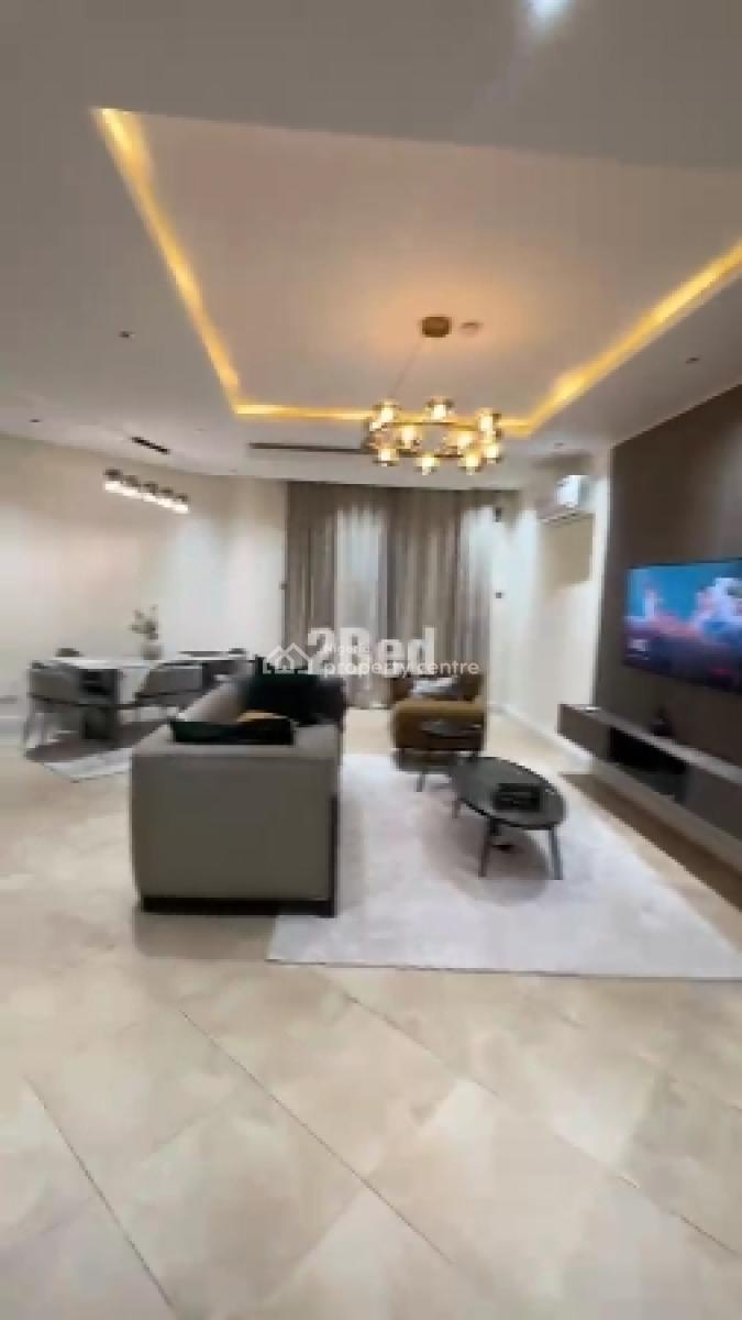 Luxurious Fully Furnished 2 Bedroom Flat with 24hr Light Upstair, Rhine Court Serviced Estate Lekki Phase 1 Right Hand Lekki Lagos, Lekki Phase 1, Lekki, Lagos, Flat / Apartment for Rent