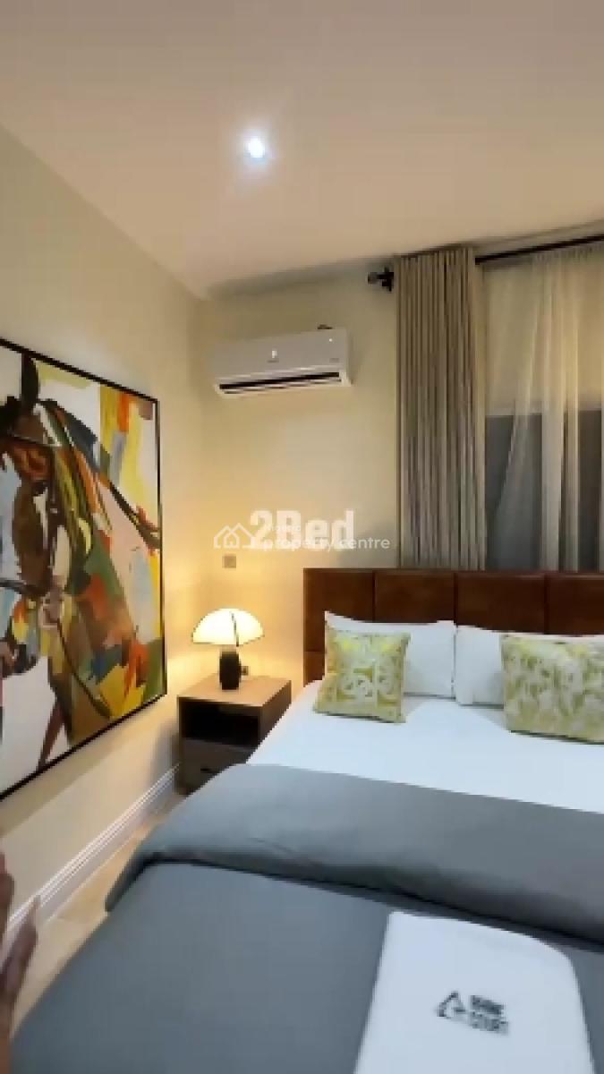 Luxurious Fully Furnished 2 Bedroom Flat with 24hr Light Upstair, Rhine Court Serviced Estate Lekki Phase 1 Right Hand Lekki Lagos, Lekki Phase 1, Lekki, Lagos, Flat / Apartment for Rent