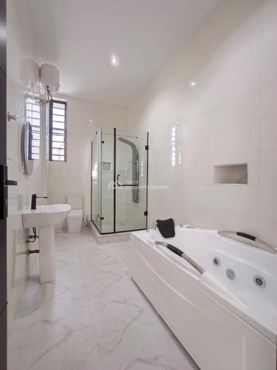 Modern 4-bedroom Duplex with Attached Bq, Located Inside an Estate,secured,good Light,good Road Access, Sangotedo, Ajah, Lagos, Detached Duplex for Rent