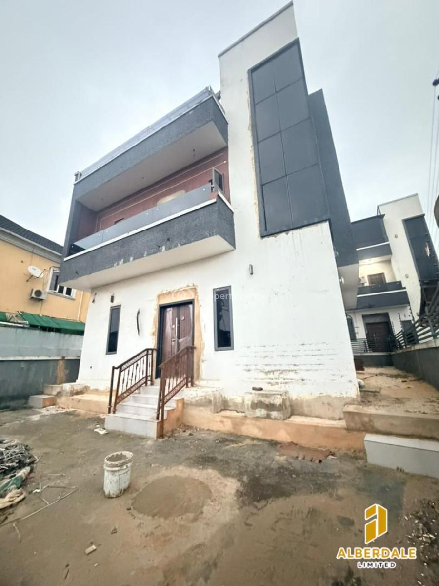 Standard Fully Detached 4-bedroom Duplex with Bq, Gbagada, Lagos, Detached Duplex for Sale