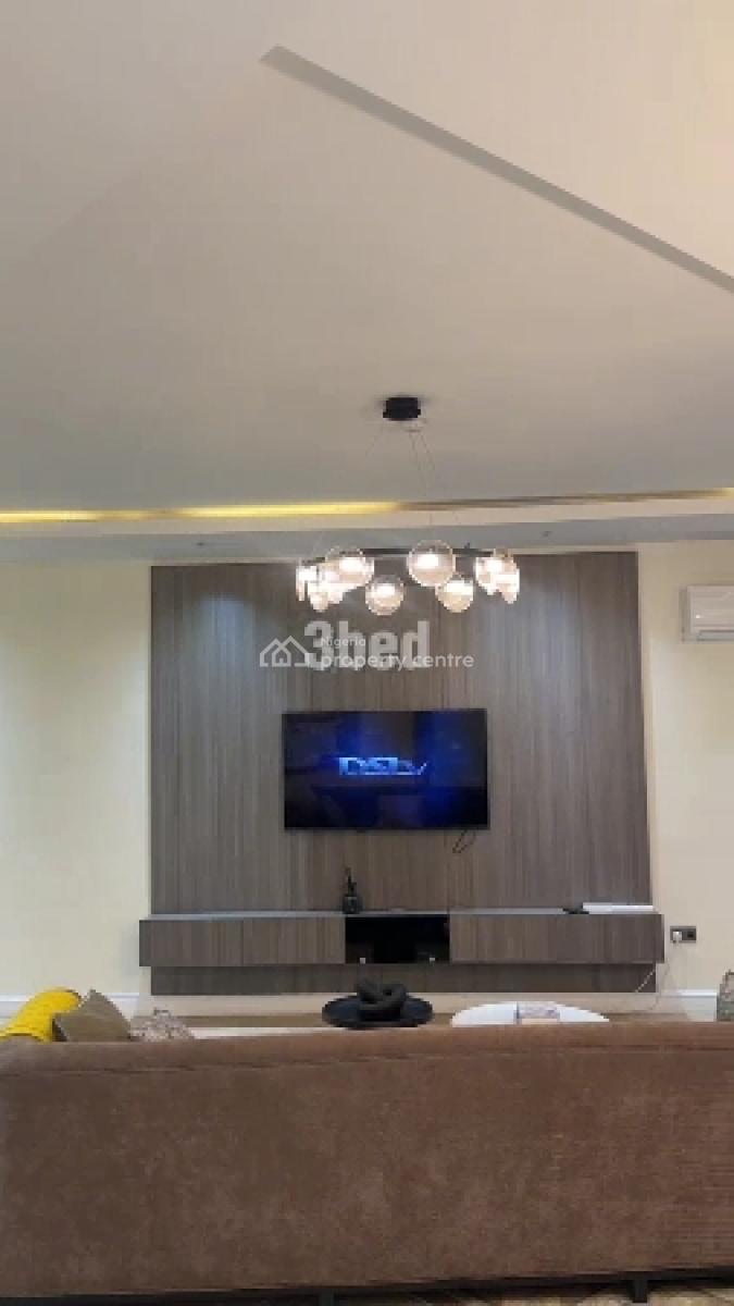 Luxurious Fully Furnished 3 Bedroom Flat ,24hrs Light Upstair, Rhine Court Estate Lekki Phase 1 ,right Hand, Lekki Phase 1, Lekki, Lagos, Flat / Apartment for Rent