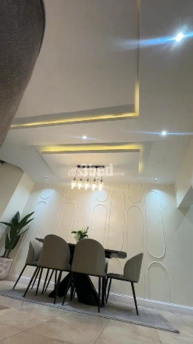 Luxurious Fully Furnished 3 Bedroom Flat ,24hrs Light Upstair, Rhine Court Estate Lekki Phase 1 ,right Hand, Lekki Phase 1, Lekki, Lagos, Flat / Apartment for Rent
