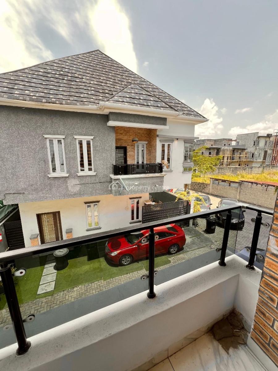 Furnished 4-bedroom Semi-detached Duplex with Bq, Chevron Conservation Road, Lekki, Lagos, Semi-detached Duplex for Rent