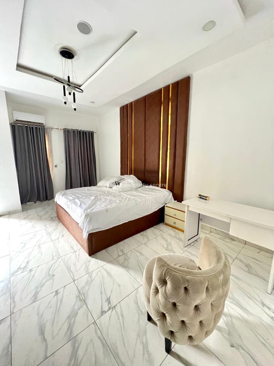Furnished 4-bedroom Semi-detached Duplex with Bq, Chevron Conservation Road, Lekki, Lagos, Semi-detached Duplex for Rent