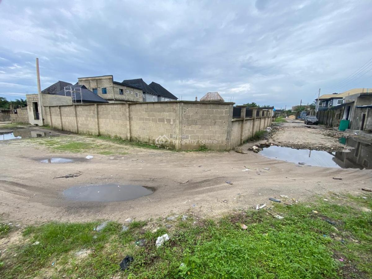 Affordable Premium C of O Well Fence Land Conner Piece, Ashela Royal Estate, Ogombo, Ajah, Ogombo, Ajah, Lagos, Mixed-use Land for Sale