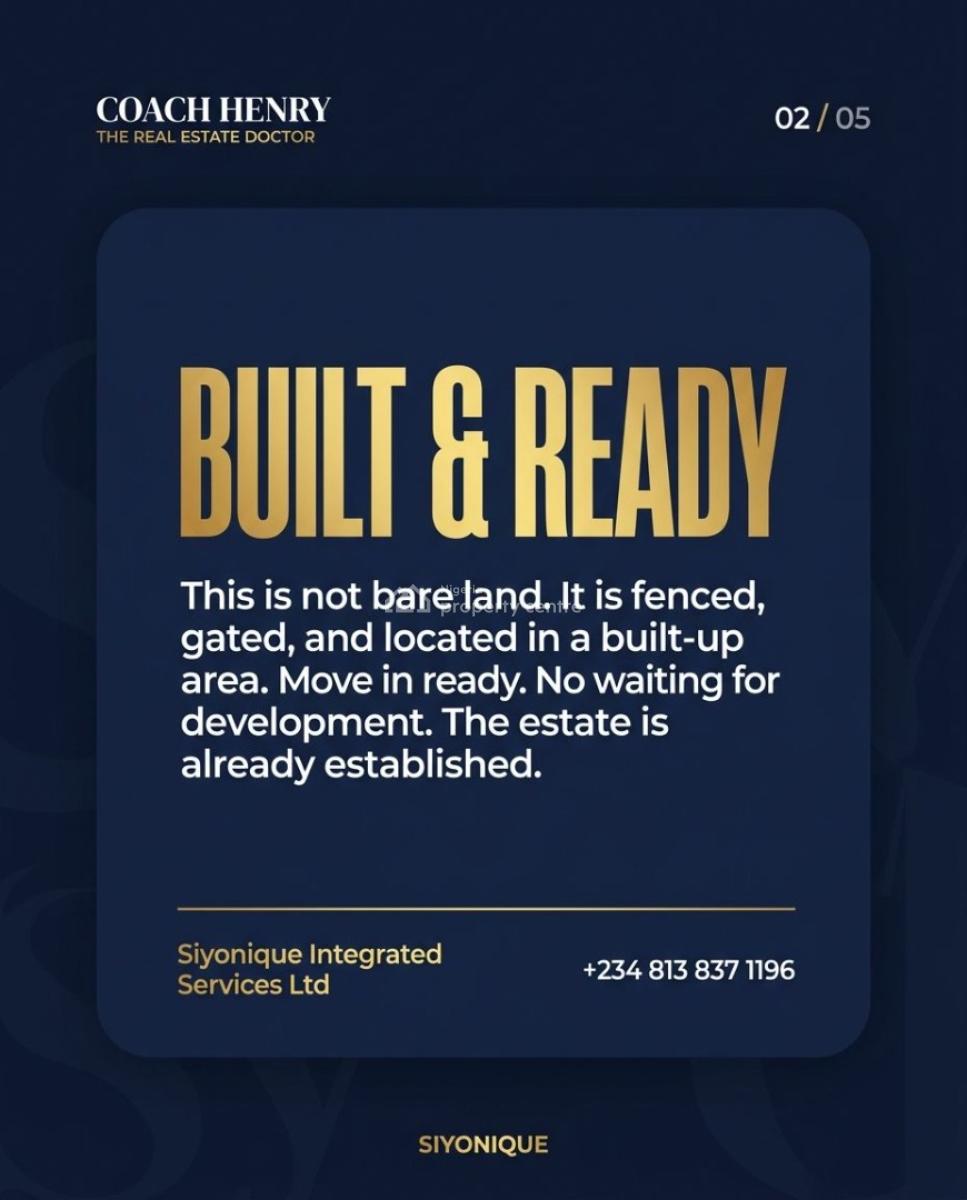 Distress 100% Dry Land with C of O with Fence on Conner Piece, Ogombo, Ajah, Lagos, Mixed-use Land for Sale