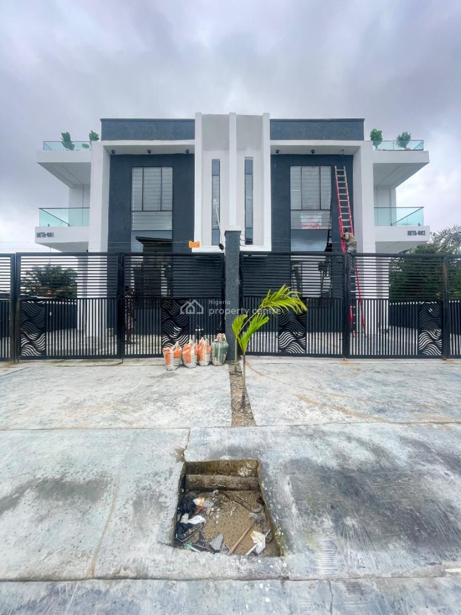 Spacious 4 Bedroom Semi Detached Duplex with Bq, Abraham Adesanya, Ajah, Lagos, Semi-detached Duplex for Sale