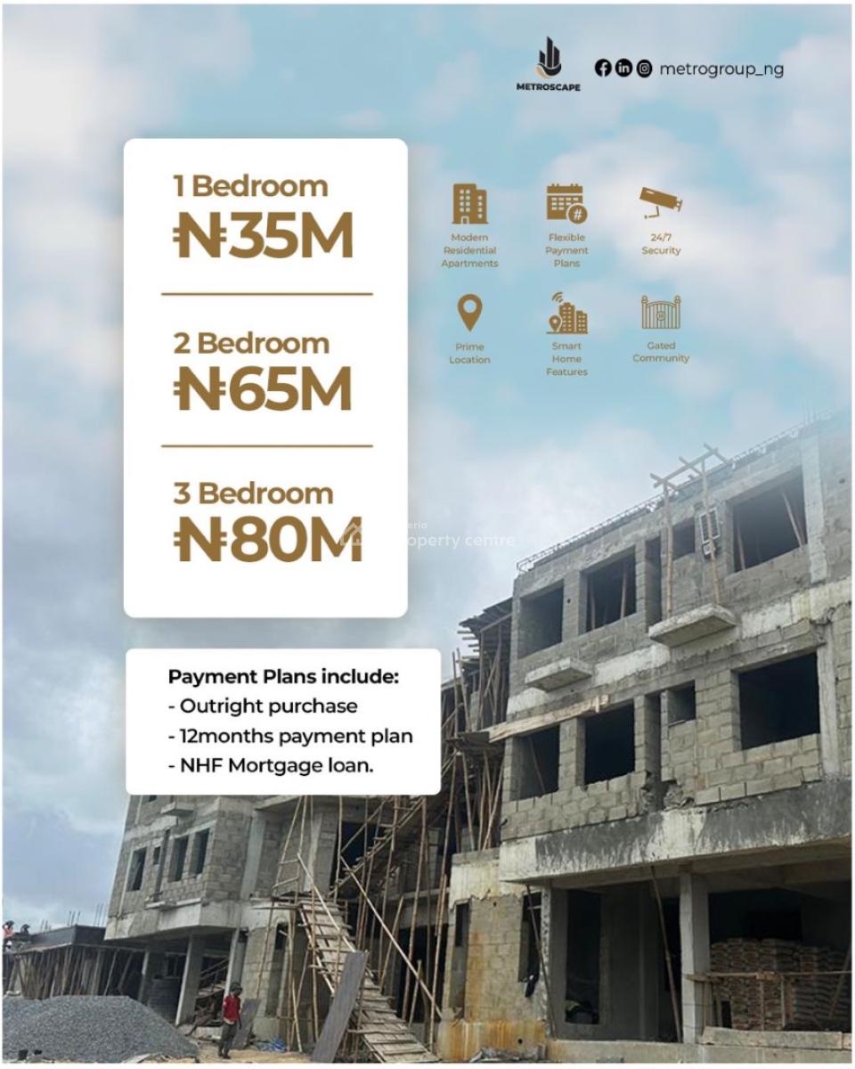 Nicely Built 3 Bedroom Apartment in a Serene Location, Ajah, Lagos, Flat / Apartment for Sale