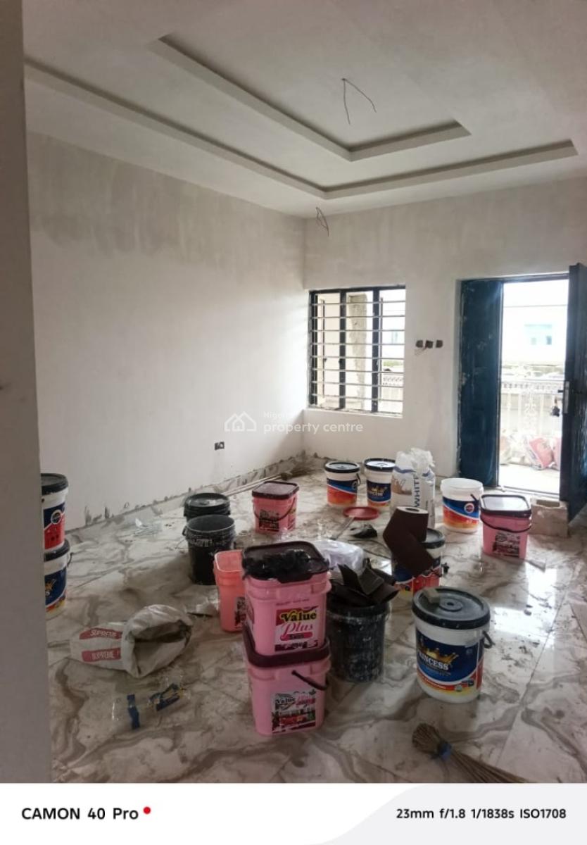 Newly Built Spacious 2 Bedroom Apartment (upstairs), Temidayo Estate, Off Alhaji Ganiu, Ogombo, Ajah, Lagos, Flat / Apartment for Rent