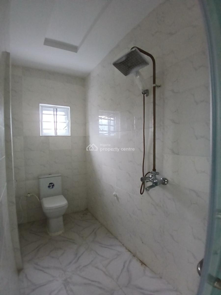 Brand New 2 Bedroom Flat with Inverter/solar & Fully Fitted Kitchen, Off Badore Road, Ajah, Lagos, Flat / Apartment for Rent