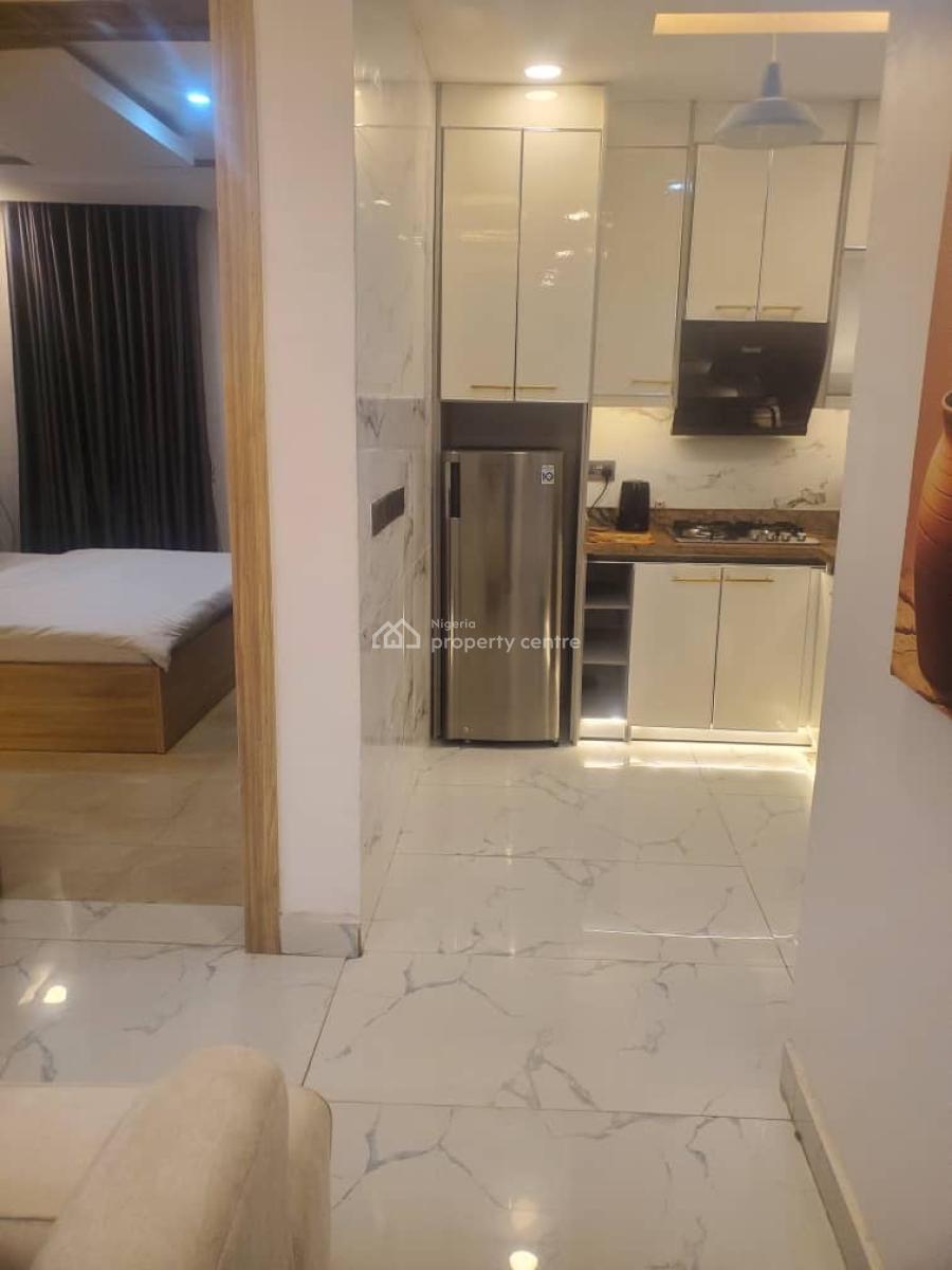 Elite 1-bedroom Apartment with Refined Interiors, 15minutee Drive to International Airport, Ikeja, Lagos, Flat / Apartment Short Let
