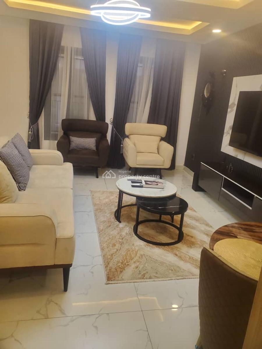 Elite 1-bedroom Apartment with Refined Interiors, 15minutee Drive to International Airport, Ikeja, Lagos, Flat / Apartment Short Let