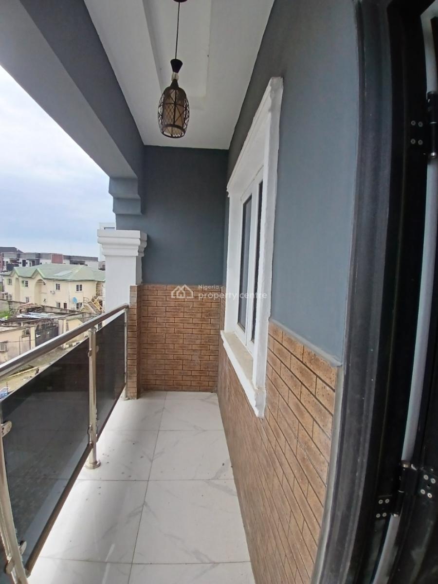 Brand New 3 Bedroom Flat with Inverter/solar & Fully Fitted Kitchen, Off Badore Road, Ajah, Lagos, Flat / Apartment for Rent
