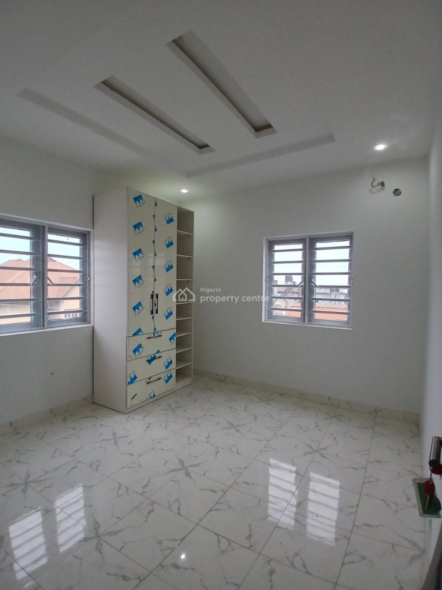 Brand New 3 Bedroom Flat with Inverter/solar & Fully Fitted Kitchen, Off Badore Road, Ajah, Lagos, Flat / Apartment for Rent