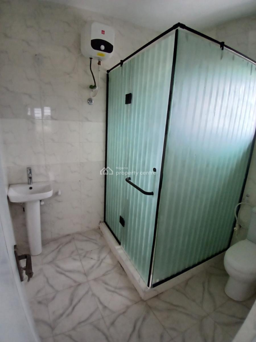Brand New 3 Bedroom Flat with Inverter/solar & Fully Fitted Kitchen, Off Badore Road, Ajah, Lagos, Flat / Apartment for Rent