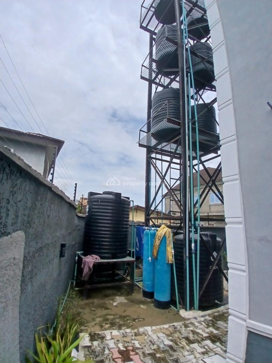 Brand New 3 Bedroom Flat with Inverter/solar & Fully Fitted Kitchen, Off Badore Road, Ajah, Lagos, Flat / Apartment for Rent